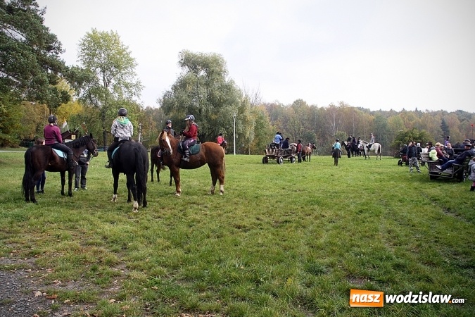 Zdjęcie w galerii na portalu naszwodzislaw.com: Hubertus w Krostoszowicach. Jeźdźcy obchodzili swoje święto wiadomości z regionu