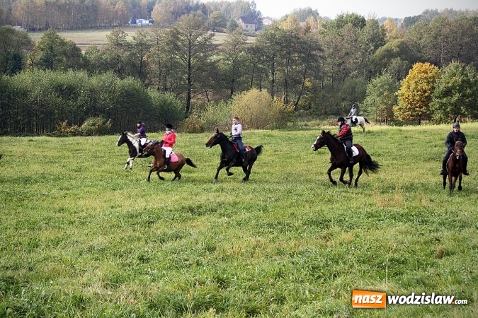 Zdjęcie w galerii na portalu naszwodzislaw.com: Hubertus w Krostoszowicach. Jeźdźcy obchodzili swoje święto wiadomości z regionu