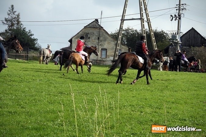 Zdjęcie w galerii na portalu naszwodzislaw.com: Hubertus w Krostoszowicach. Jeźdźcy obchodzili swoje święto wiadomości z regionu
