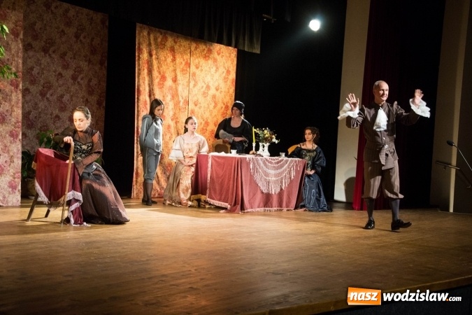 Zdjęcie w galerii na portalu naszwodzislaw.com: Spektakl oparty na wybitnej komedii Moliera na deskach Miejskiego Ośrodka Kultury w Radlinie wiadomości z regionu