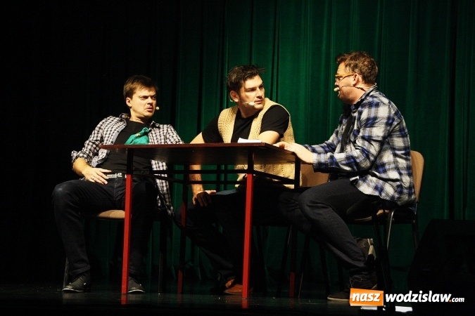 Zdjęcie w galerii na portalu naszwodzislaw.com: Kabaret Smile na scenie Rydułtowskiego Centrum Kultury wiadomości z regionu