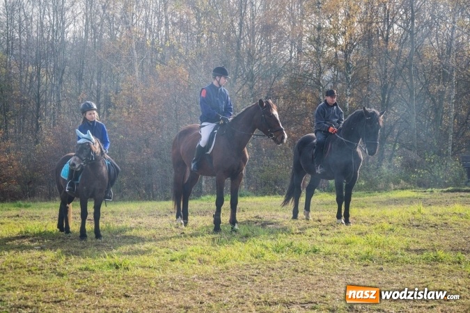 Zdjęcie w galerii na portalu naszwodzislaw.com: Święto jeźdźc&oacute;w - hubertus w Godowie. FOTORELACJA wiadomości z regionu