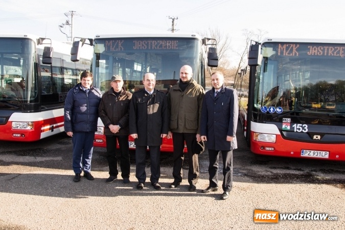 Zdjęcie w galerii na portalu naszwodzislaw.com: W Wodzisławiu zaprezentowano nową flotę dla MZK Jastrzębie  wiadomości z regionu