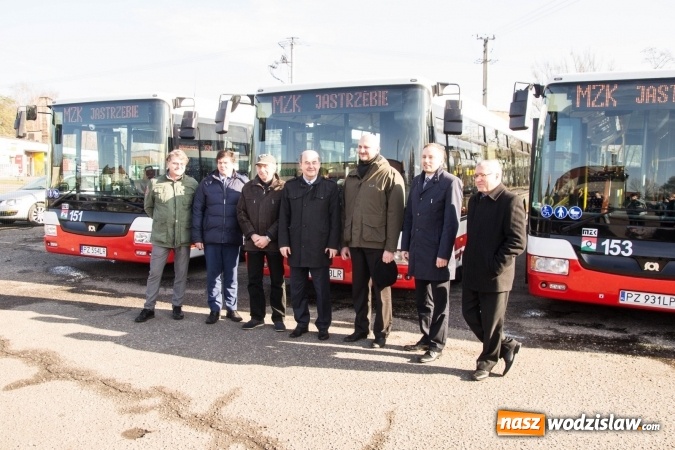 Zdjęcie w galerii na portalu naszwodzislaw.com: W Wodzisławiu zaprezentowano nową flotę dla MZK Jastrzębie  wiadomości z regionu