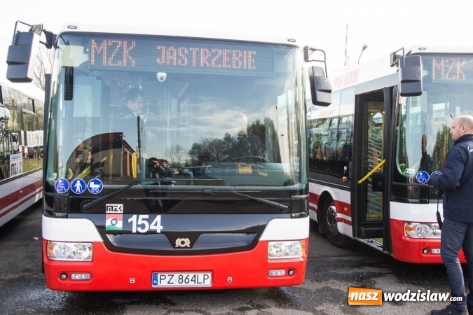 Zdjęcie w galerii na portalu naszwodzislaw.com: W Wodzisławiu zaprezentowano nową flotę dla MZK Jastrzębie  wiadomości z regionu