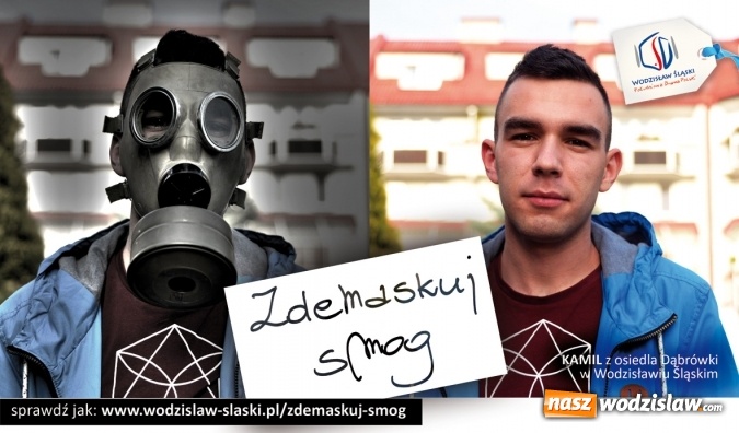 Zdjęcie w galerii na portalu naszwodzislaw.com: Zdemaskuj smog - nowa kampania Wodzisławia Śląskiego wiadomości z regionu
