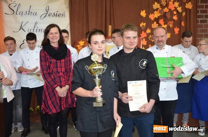 Zdjęcie w galerii na portalu naszwodzislaw.com: Młodzi kucharze z Katowic zwycięzcami Śląskiej Jesieni Kulinarnej w Wodzisławiu Śl. wiadomości z regionu