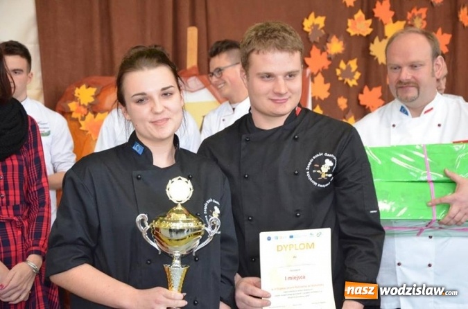 Zdjęcie w galerii na portalu naszwodzislaw.com: Młodzi kucharze z Katowic zwycięzcami Śląskiej Jesieni Kulinarnej w Wodzisławiu Śl. wiadomości z regionu