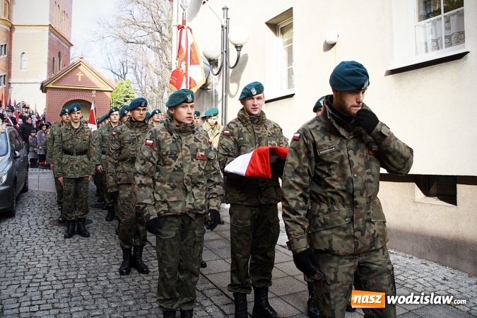 Zdjęcie w galerii na portalu naszwodzislaw.com: Narodowe Święto Niepodległości w Wodzisławiu Śląskim. FOTORELACJA wiadomości z regionu