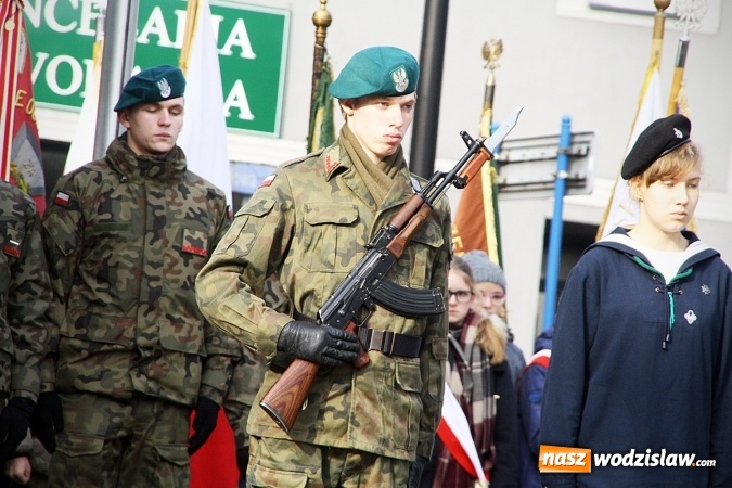 Zdjęcie w galerii na portalu naszwodzislaw.com: Narodowe Święto Niepodległości w Wodzisławiu Śląskim. FOTORELACJA wiadomości z regionu
