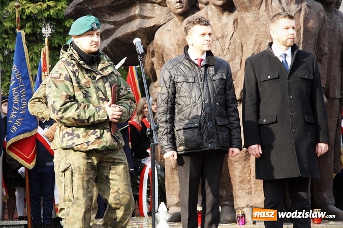 Zdjęcie w galerii na portalu naszwodzislaw.com: Narodowe Święto Niepodległości w Wodzisławiu Śląskim. FOTORELACJA wiadomości z regionu