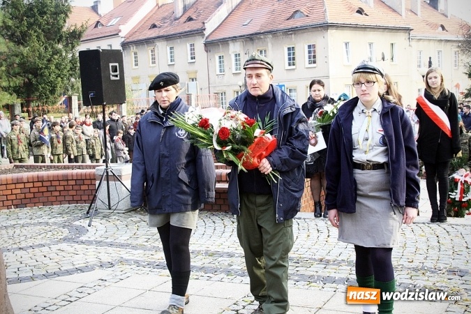 Zdjęcie w galerii na portalu naszwodzislaw.com: Narodowe Święto Niepodległości w Wodzisławiu Śląskim. FOTORELACJA wiadomości z regionu