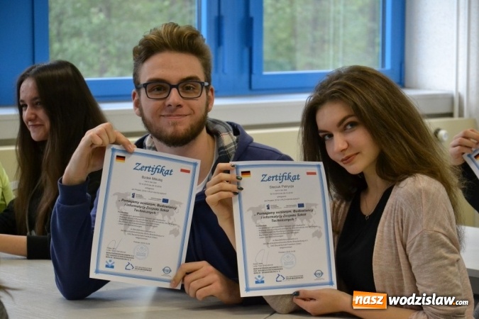 Zdjęcie w galerii na portalu naszwodzislaw.com: Uczniowie wodzisławskiej Budowlanki szlifowali swoje umiejętności we Frankfurcie wiadomości z regionu