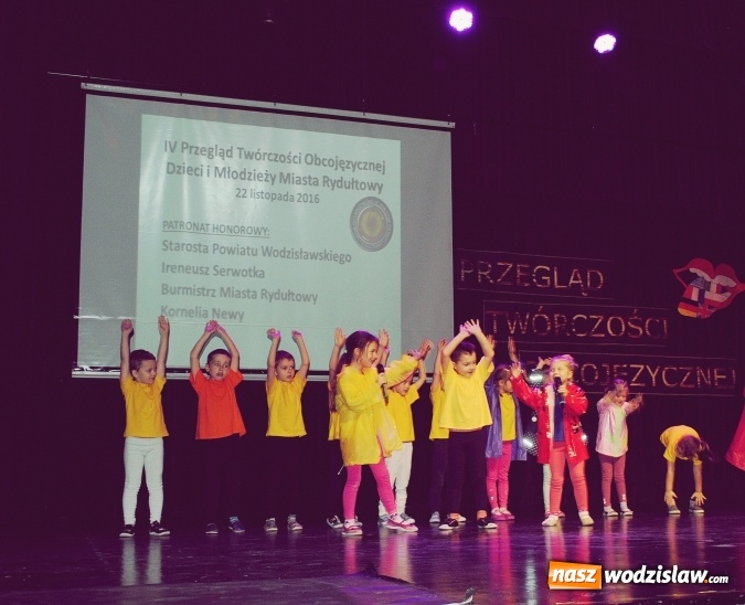 Zdjęcie w galerii na portalu naszwodzislaw.com: IV Przegląd Twórczości Obcojęzycznej Dzieci i Młodzieży Miasta Rydułtowy  wiadomości z regionu