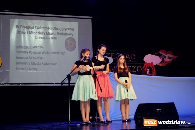 Zdjęcie w galerii na portalu naszwodzislaw.com: IV Przegląd Twórczości Obcojęzycznej Dzieci i Młodzieży Miasta Rydułtowy  wiadomości z regionu