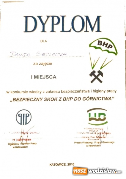 Zdjęcie w galerii na portalu naszwodzislaw.com: Wielki sukces ucznia PCKZiU w Wodzisławiu Śląskim  wiadomości z regionu