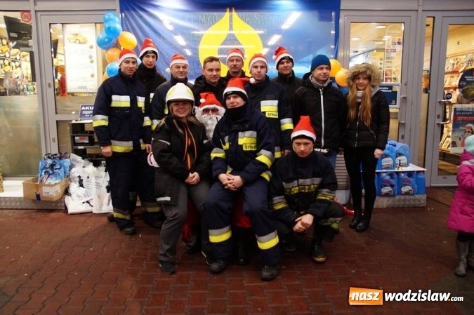 Zdjęcie w galerii na portalu naszwodzislaw.com: Święty Mikołaj zawitał na Statoil wiadomości z regionu