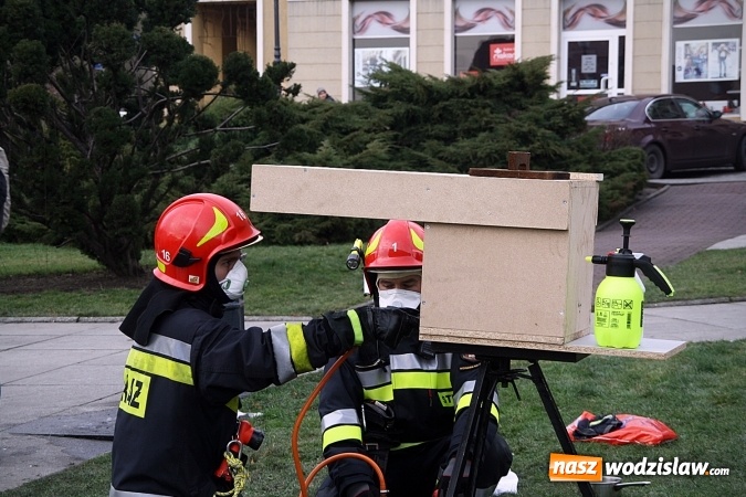 Zdjęcie w galerii na portalu naszwodzislaw.com: Niecodzienny pokaz na wodzisławskim Rynku, czyli jak palić w piecu, aby było tanio i ekologicznie wiadomości z regionu