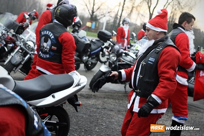 Zdjęcie w galerii na portalu naszwodzislaw.com: W Pszowie Mikołaje przyjechały na motorach wiadomości z regionu