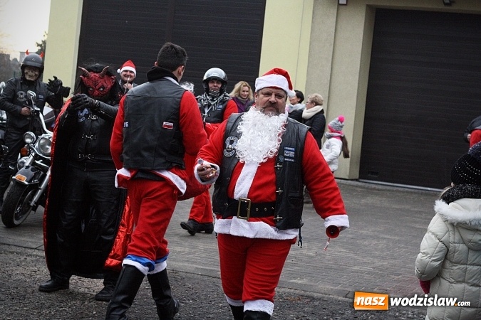 Zdjęcie w galerii na portalu naszwodzislaw.com: W Pszowie Mikołaje przyjechały na motorach wiadomości z regionu