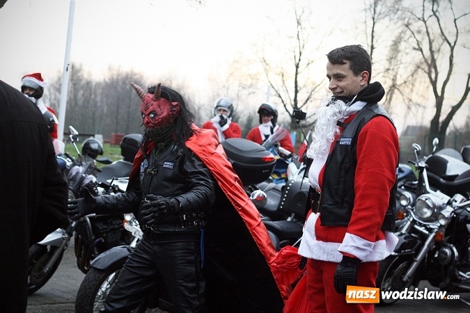 Zdjęcie w galerii na portalu naszwodzislaw.com: W Pszowie Mikołaje przyjechały na motorach wiadomości z regionu