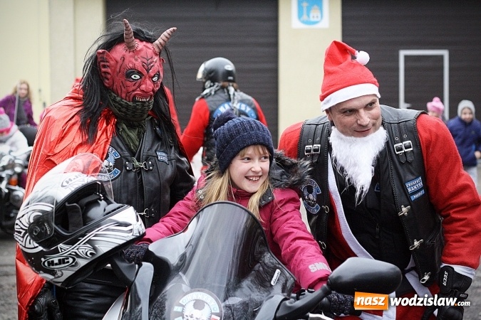 Zdjęcie w galerii na portalu naszwodzislaw.com: W Pszowie Mikołaje przyjechały na motorach wiadomości z regionu