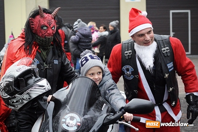 Zdjęcie w galerii na portalu naszwodzislaw.com: W Pszowie Mikołaje przyjechały na motorach wiadomości z regionu