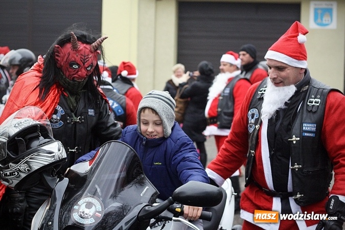 Zdjęcie w galerii na portalu naszwodzislaw.com: W Pszowie Mikołaje przyjechały na motorach wiadomości z regionu