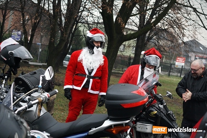 Zdjęcie w galerii na portalu naszwodzislaw.com: W Pszowie Mikołaje przyjechały na motorach wiadomości z regionu