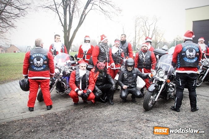 Zdjęcie w galerii na portalu naszwodzislaw.com: W Pszowie Mikołaje przyjechały na motorach wiadomości z regionu