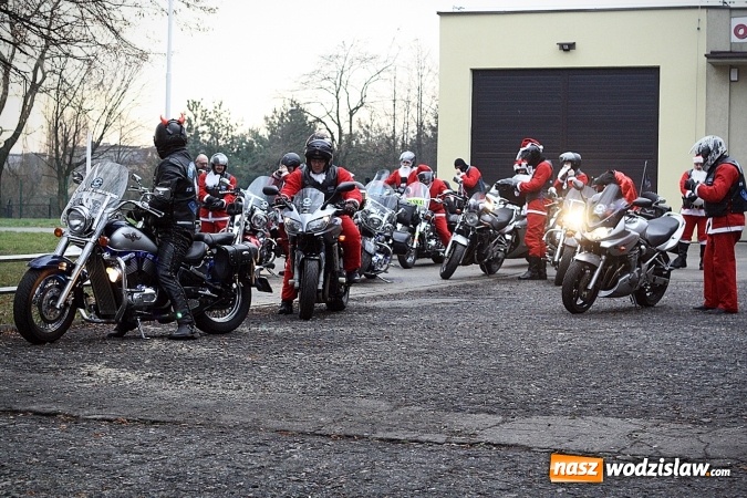 Zdjęcie w galerii na portalu naszwodzislaw.com: W Pszowie Mikołaje przyjechały na motorach wiadomości z regionu