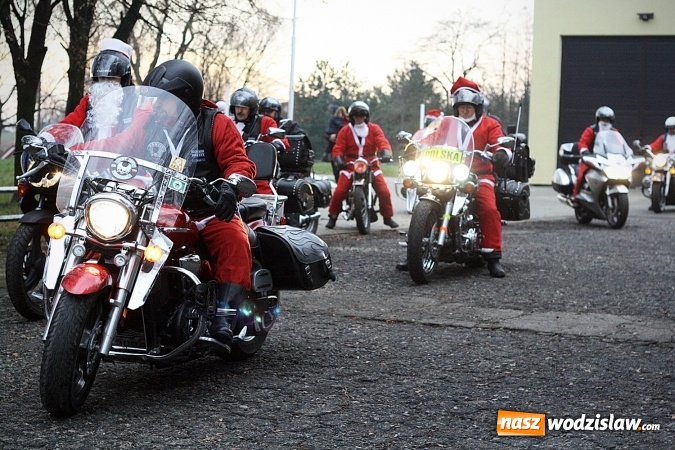 Zdjęcie w galerii na portalu naszwodzislaw.com: W Pszowie Mikołaje przyjechały na motorach wiadomości z regionu