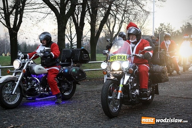 Zdjęcie w galerii na portalu naszwodzislaw.com: W Pszowie Mikołaje przyjechały na motorach wiadomości z regionu