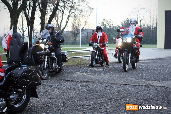 Zdjęcie w galerii na portalu naszwodzislaw.com: W Pszowie Mikołaje przyjechały na motorach wiadomości z regionu