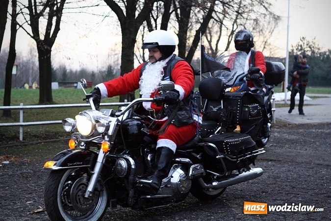 Zdjęcie w galerii na portalu naszwodzislaw.com: W Pszowie Mikołaje przyjechały na motorach wiadomości z regionu