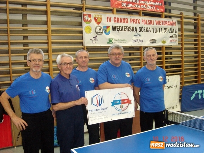 Zdjęcie w galerii na portalu naszwodzislaw.com: 4. Grand Prix Polski Weteranów w tenisie stołowym  wiadomości z regionu