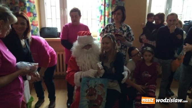 Zdjęcie w galerii na portalu naszwodzislaw.com: Święty Mikołaj odwiedził rydułtowski szpital  wiadomości z regionu