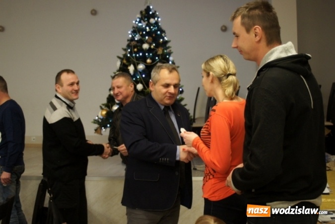 Zdjęcie w galerii na portalu naszwodzislaw.com: Piłkarze i działacze Startu Mszana spotkali się przy opłatku wiadomości z regionu