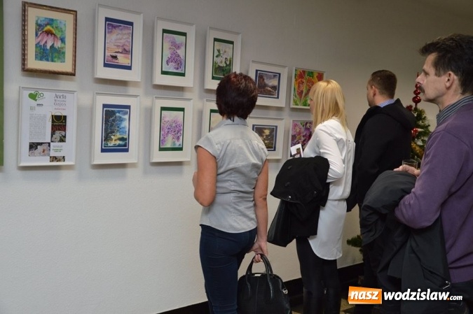Zdjęcie w galerii na portalu naszwodzislaw.com: Radlin: Otwarcie wystawy malarstwa Anety Gajos wiadomości z regionu