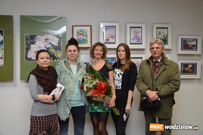 Zdjęcie w galerii na portalu naszwodzislaw.com: Radlin: Otwarcie wystawy malarstwa Anety Gajos wiadomości z regionu