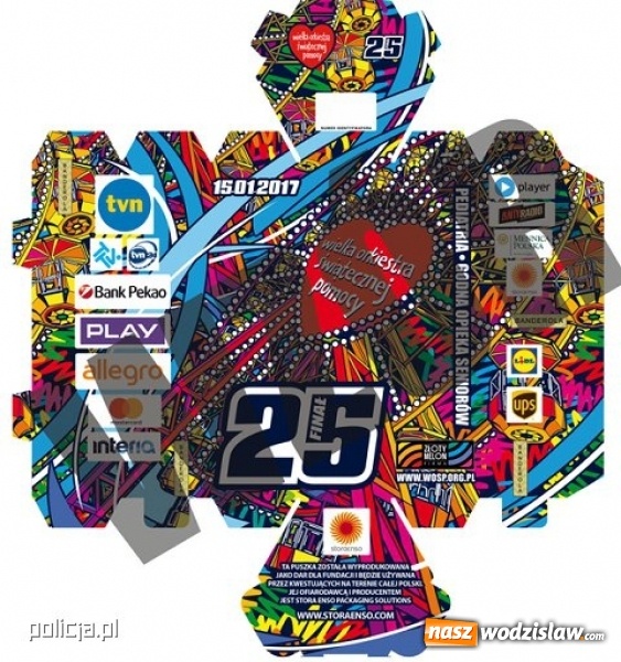 Zdjęcie w galerii na portalu naszwodzislaw.com: XXV Finał Wielkiej Orkiestry Świątecznej Pomocy - policja radzi wiadomości z regionu