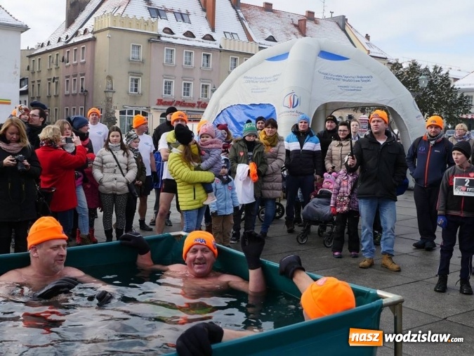 Zdjęcie w galerii na portalu naszwodzislaw.com: Wodzisław: Morsy zagrały z Wielką Orkiestrą Świątecznej Pomocy. Fotorelacja z popołudnia wiadomości z regionu