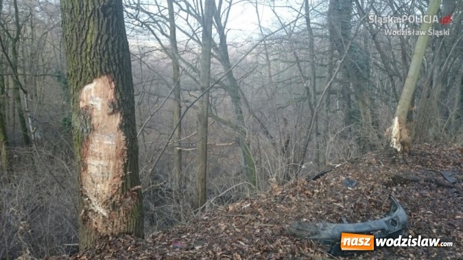 Zdjęcie w galerii na portalu naszwodzislaw.com: Mając podw&oacute;jny zakaz prowadzenia pojazd&oacute;w, spowodował zdarzenie drogowe. Był pijany wiadomości z regionu