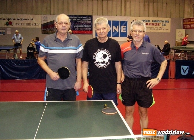 Zdjęcie w galerii na portalu naszwodzislaw.com: Sukcesy wodzisławskich tenisistów stołowych w 6. Grand Prix Polski Weteranów  wiadomości z regionu