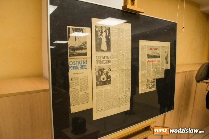 Zdjęcie w galerii na portalu naszwodzislaw.com: Historia statku MS Batory, czyli otwarcie wystawy w Rydułtowskim Centrum Kultury wiadomości z regionu