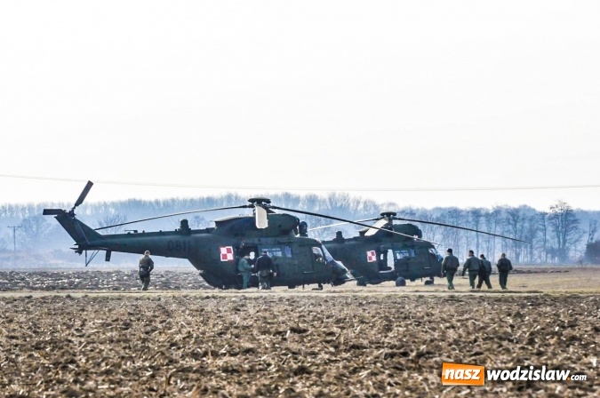 Zdjęcie w galerii na portalu naszwodzislaw.com: Polska armia ćwiczy w starych Nieboczowach wiadomości z regionu