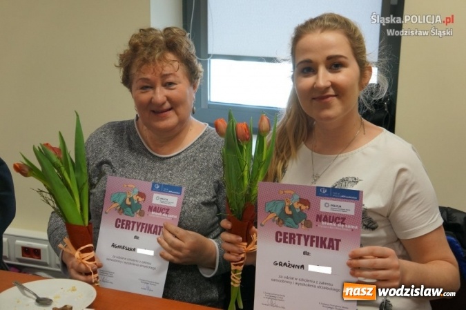 Zdjęcie w galerii na portalu naszwodzislaw.com: Kurs samoobrony i zawody strzeleckie. Za nami Dzień Kobiet w wodzisławskiej komendzie  wiadomości z regionu