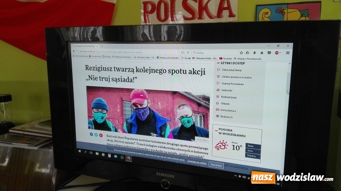 Zdjęcie w galerii na portalu naszwodzislaw.com: Nie truj sąsiada. Akcja antysmogowa w przedszkolu nr 6  wiadomości z regionu