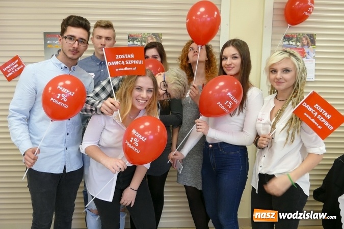 Zdjęcie w galerii na portalu naszwodzislaw.com: Za nami dzień dawcy szpiku w Tischnerze wiadomości z regionu