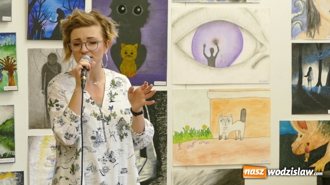 Zdjęcie w galerii na portalu naszwodzislaw.com: Spacer po wyobraźni - Strach ma wielkie oczy. Podsumowanie Regionalnego Konkursu Artystycznego dla Gimnazjalistów wiadomości z regionu